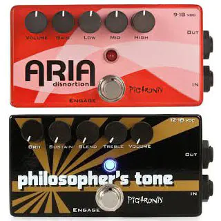 Pigtronix Philosopher’s Tone & Aria Disnortion Reviews