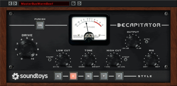 Decapitator Analog Saturation Plug-In