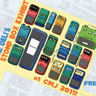 1st NYC Stomp Box Exhibit: FREE PEDALS + FREE FOOD + $1 BEER