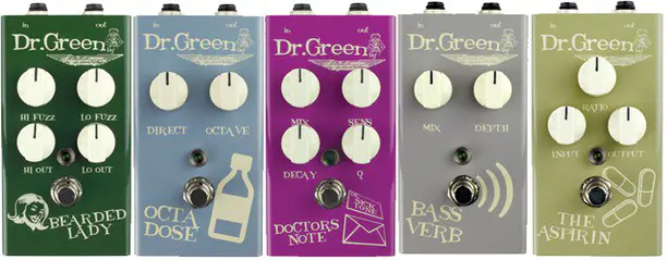 Pedal News: Ashdown Dr. Green Bass FX Pedals