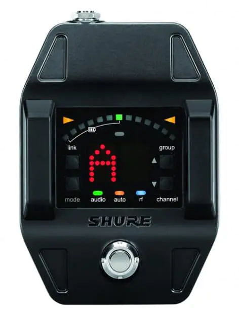 Shure introduces guitar receiver/stomp box tuner GLX-D6