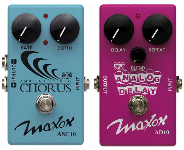 Pedal Reviews: Maxon AD10 Delay and ASC10 Chorus