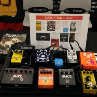 Mixed Boards at the SXSW Stompbox Exhibit 2014