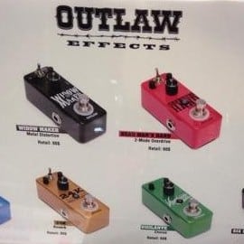 Seen at SNAMM: Outlaw Mini-Pedals