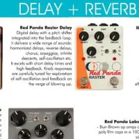 Delay + Reverb Board at the SXSW 2015 Stompbox Exhibit