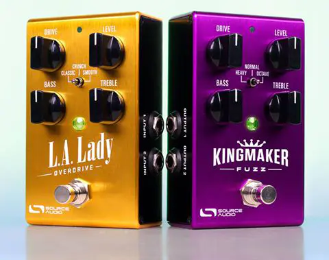 New Pedals: Source Audio L.A. Lady Overdrive and Kingmaker Fuzz