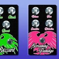 AJ Peat Pedals’ Screaming Flamingo and Dirty Buzzard