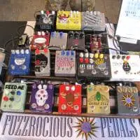 Fuzzrocious Pedals’ board at the BK SBE