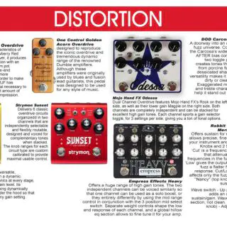 Mixed Distortion board at the ATX Stompbox Exhibit 2017