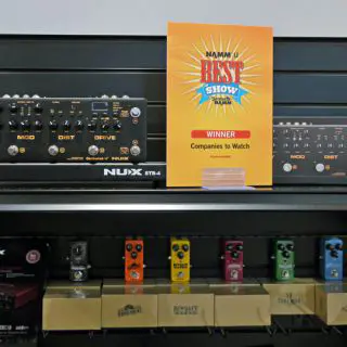 NUX Pedals wins Best in Show at SNAMM 2017