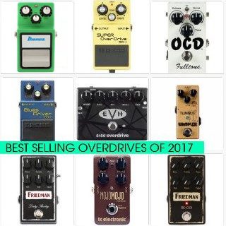 Best Selling Overdrive Pedals of 2017