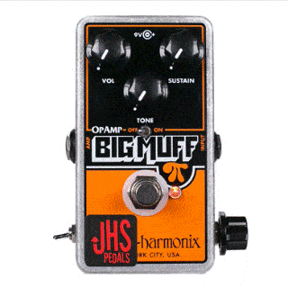 Electro-Harmonix OpAmp Big Muff Pi with JHS Pumpkin Patch MOD