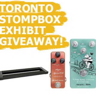 Win $400+ in Pedal Gear with the Toronto Stompbox Exhibit!