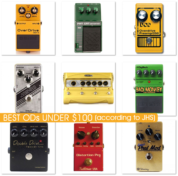 budget overdrive pedals