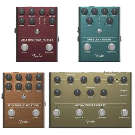New at NAMM 2019: 4 New Fender Pedals Leaked