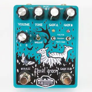 PLBR Effects Floral Green Dual Overdrive