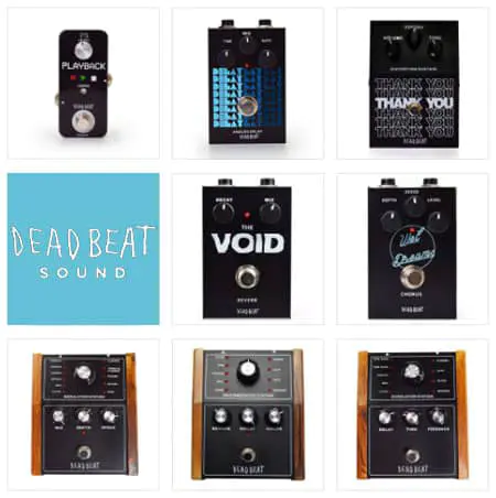 Deadbeat Sound’s “Broke-tique” Pedals at the BK Stompbox Exhibit