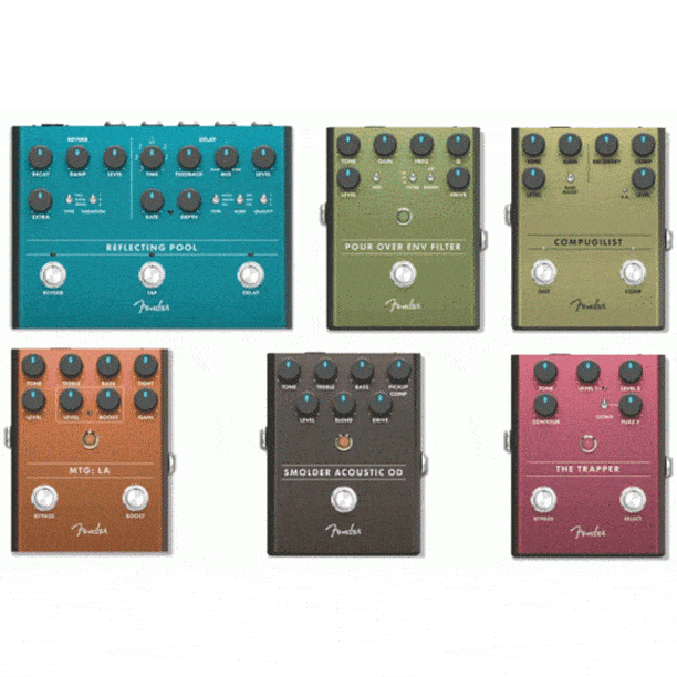 Fender unveils 6 new pedals at Summer NAMM 2019