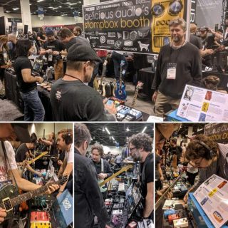 Delicious Audio’s Stompbox Booth returns to Winter NAMM 2020, twice!