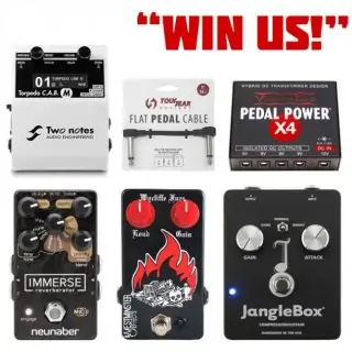 Win Pedals by Neunaber, JangleBox, Two notes & Westminster + a Voodoo Lab PSU!