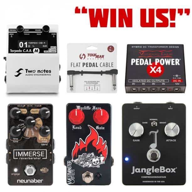 Win Pedals by Neunaber, JangleBox, Two notes & Westminster + a Voodoo Lab PSU!