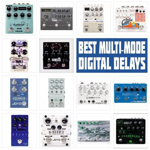 Best Multi-Mode Digital Delay Pedals