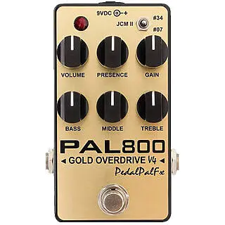 Updated Pedal: PedalPalFX PAL 800 Gold Overdrive V4