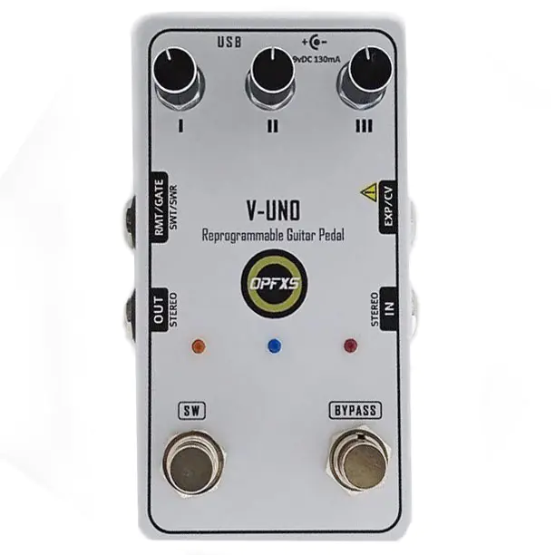 OPFXS V-Uno Reprogrammable Guitar Pedal