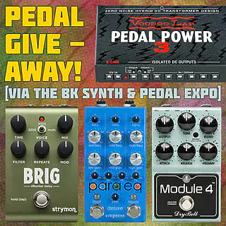 Win 3 Pedals via the BK Synth & Pedal Expo! [ENDED]