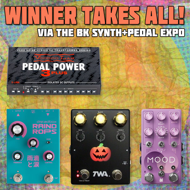 Win Three Pedals and a PSU via the Brooklyn Synth & Pedal Expo [ENDED]