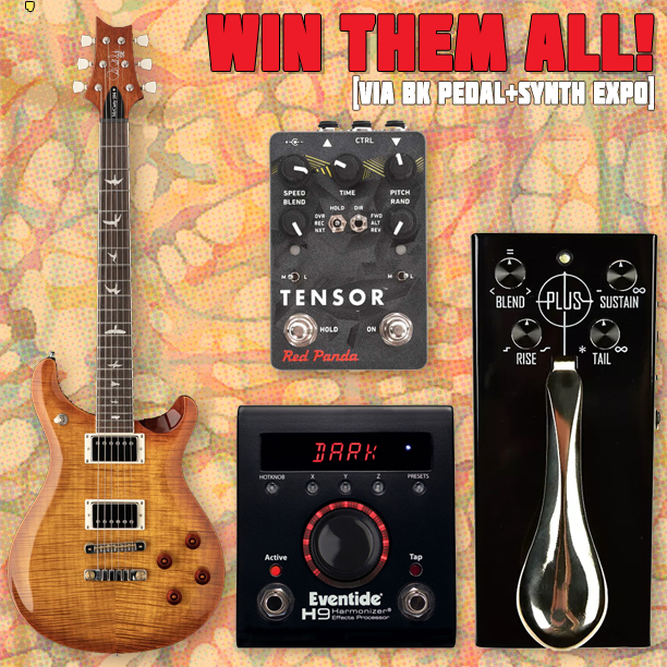 Win a PRS Guitar and 3 Pedals via the BK Pedal & Synth Expo [ENDED]