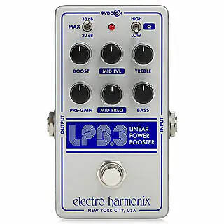 New Pedal: Electro-Harmonix LPB-3 Linear Power Booster & EQ