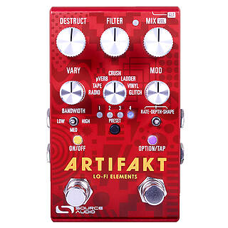 New Pedal: Source Audio Artifakt Multi-Algorithm Stereo Lo-Fi Pedal