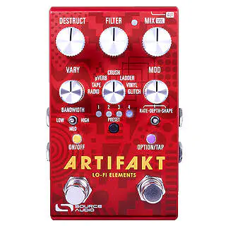 Source Audio Artifakt Multi-Algorithm Stereo Lo-Fi Pedal