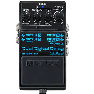 New Pedal: BOSS SDE-3 Digital Delay