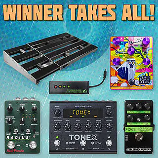 Win 4 Pedals, 1 Board and a Rechargeable PSU via the Brooklyn Pedal & Synth Expo