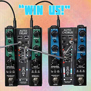 Win a Gamechanger Audio Auto Delay and Auto Chorus Pedals