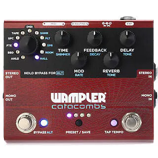 New Pedal: Wampler Catacombs Stereo Delay/Reverb