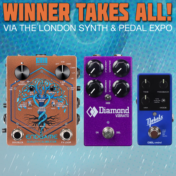 Win 3 Pedals via the London Synth & Pedal Expo!