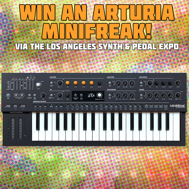 Win an Arturia MiniFreak via the L.A. Synth & Pedal Expo!