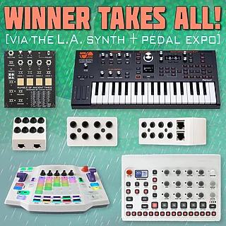 Win A TON OF STUFF (mostly synths) via the L.A. Synth & Pedal Expo