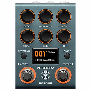 New Pedal: Hotone Verbera Stereo Convolution Reverb Pedal