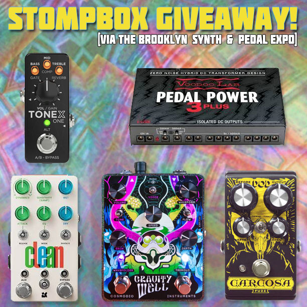 Win 4 Pedals and a Voodoo Lab PSU via the BK Synth & Pedal Expo [ENDED]