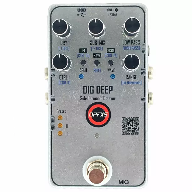 New Pedal: OPFXS Dig Deep Sub Octave Mk3 1 OPFXS Dig Deep Sub Octave Mk3