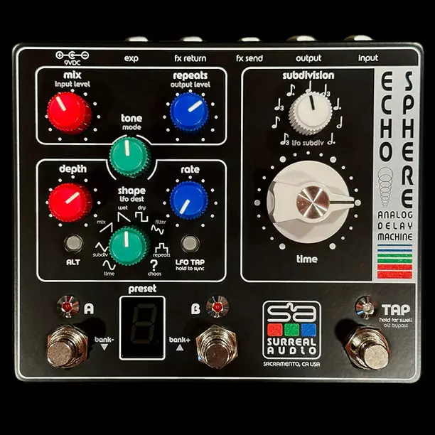 Surreal Audio Echo Sphere Analog Delay 1 Surreal Audio Echo Sphere