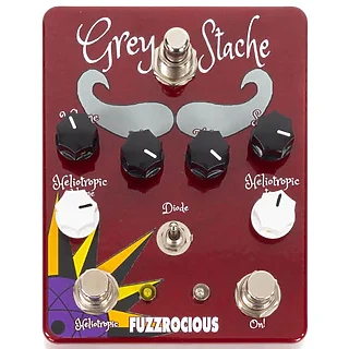 New Pedal: Fuzzrocious Grey Stache/Heliotropic Double Fuzz