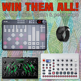 Win 3 Boutique Synths + Ring Controller via the London Synth Expo