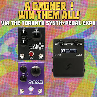 Win 2 Keeley Pedals and 1 Two notes Cab Sim via the Toronto Synth & Pedal Expo