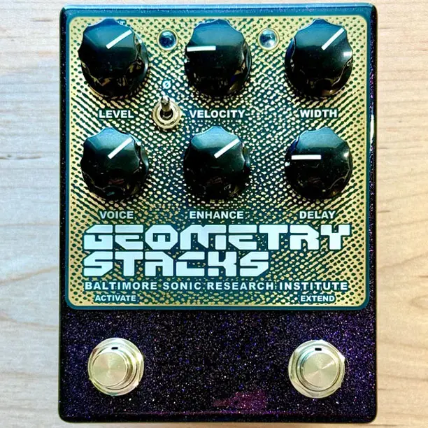 New Pedals: BSRI Geometry Stacks Flanger 1 BSRI Geometry Stacks Flanger