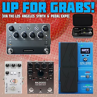 Win 4 Pedals and 1 Wireless System via the LA Synth & Pedal Expo